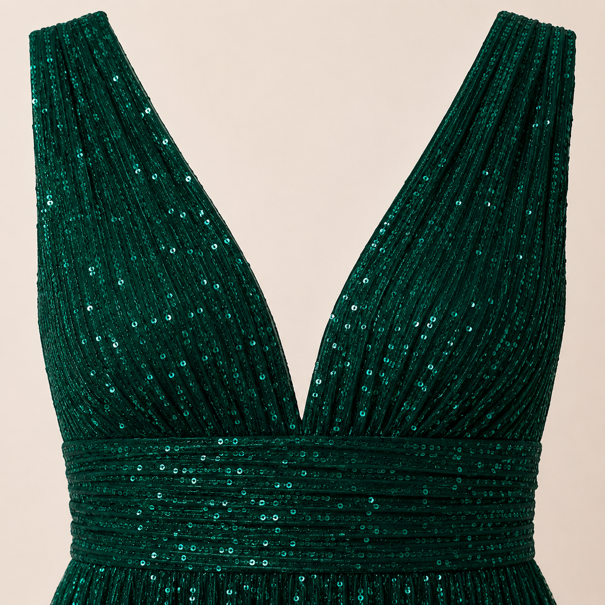 Vestido Longo de Luxo | Aurora Esmeralda