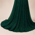 Vestido Longo de Luxo | Aurora Esmeralda
