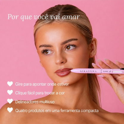 Caneta Maquiadora 4 em 1 Seraffina - compre 1 e leve 3 !