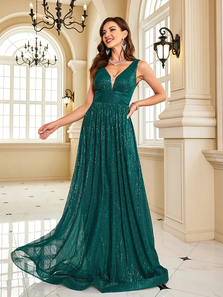 Esmeralda Royale™ | Vestido Longo de Luxo